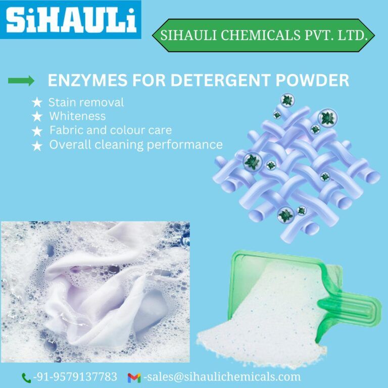 Read more about the article Enzymes For Detergent Powder Manufacturers In India