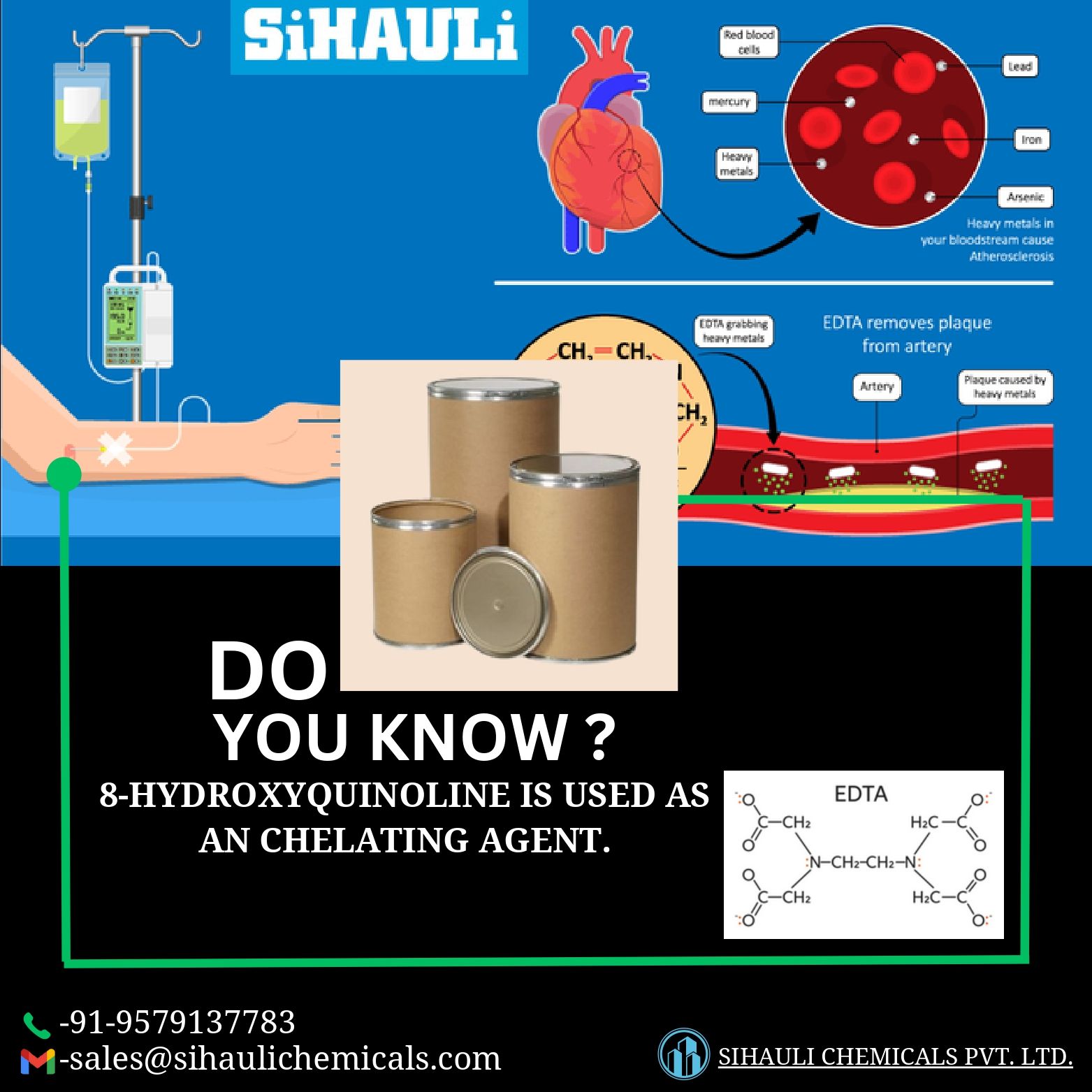You are currently viewing 8-hydroxyquinoline Is Used As An Chelating Agent Manufacturers In Mumbai