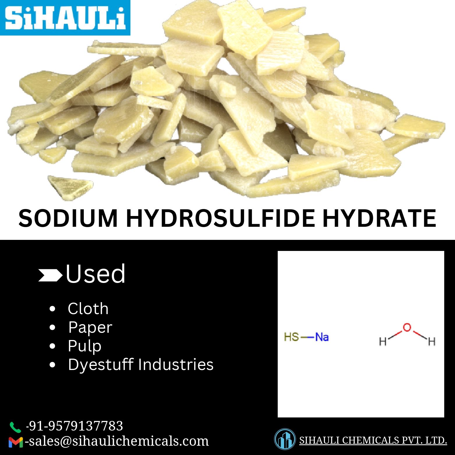 You are currently viewing Sodium Hydrosulfide Hydrate Manufacturers In Mumbai
