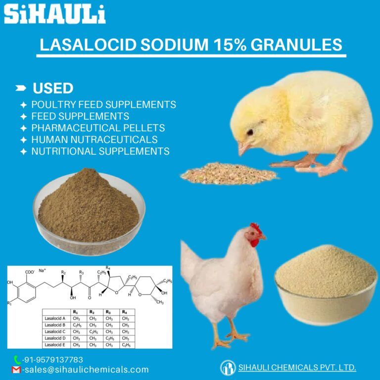 Read more about the article Lasalocid Sodium 15% Granules Manufacturers In India