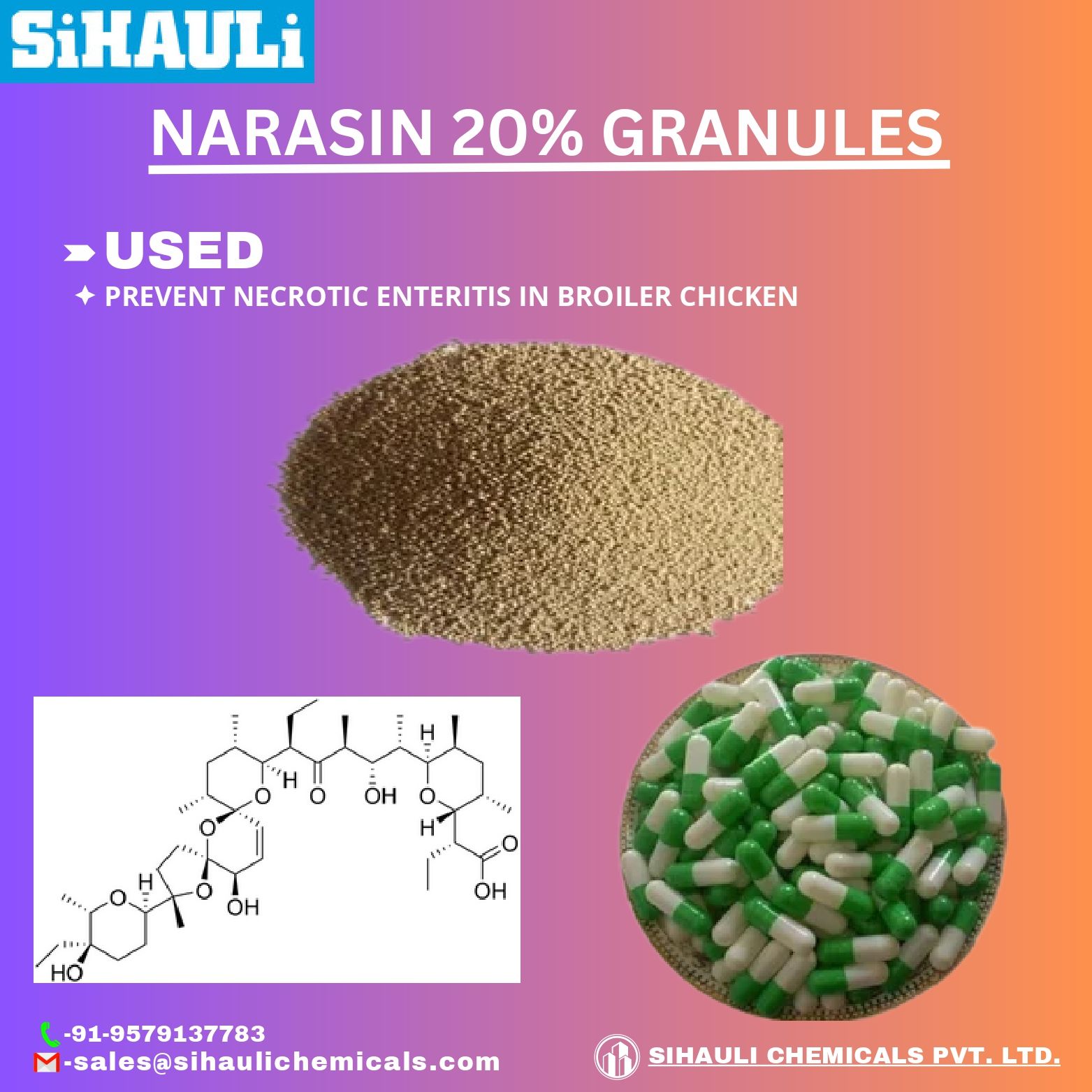 You are currently viewing Narasin 20% Granules Manufacturers In Mumbai