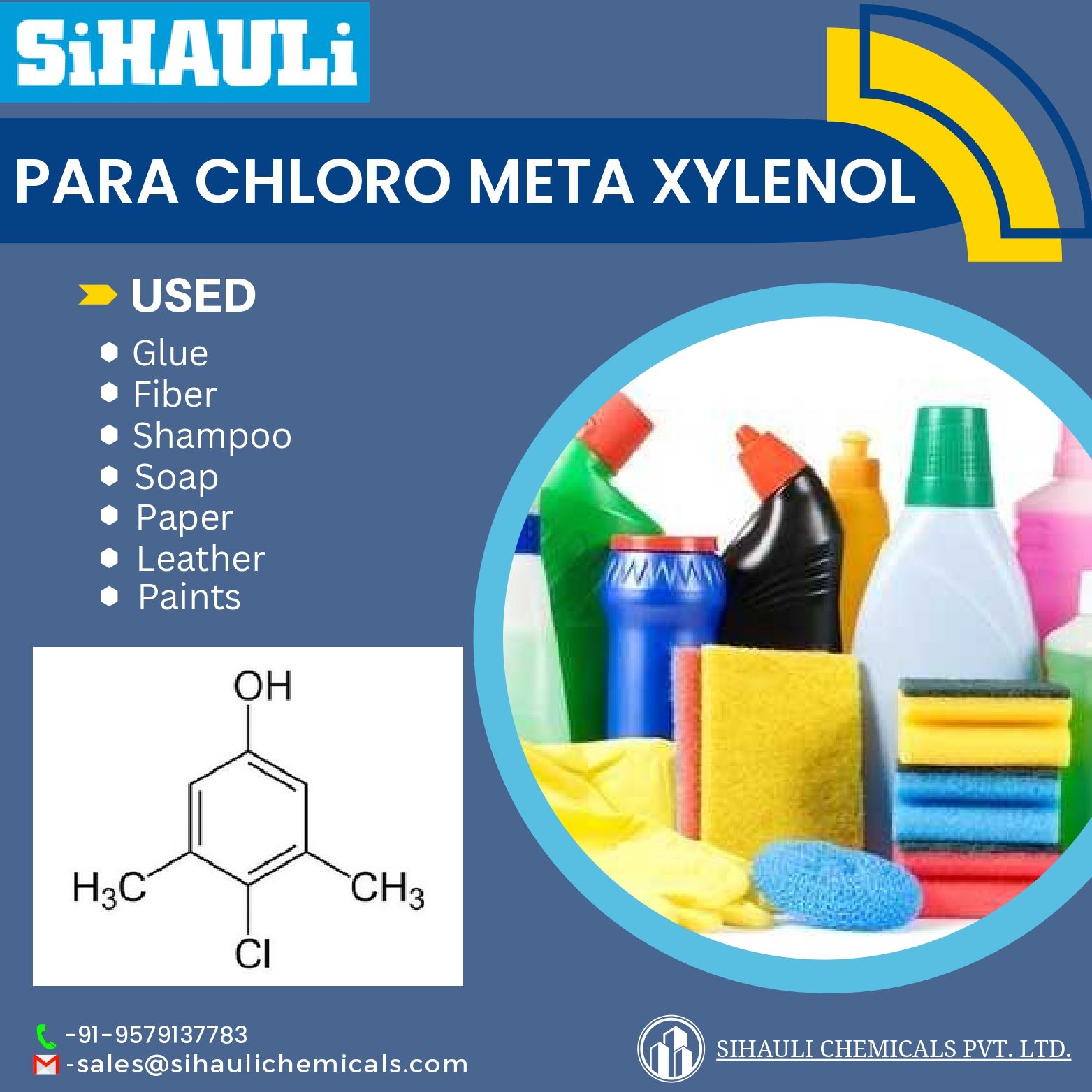You are currently viewing Para Chloro Meta Xylenol Manufacturers In India