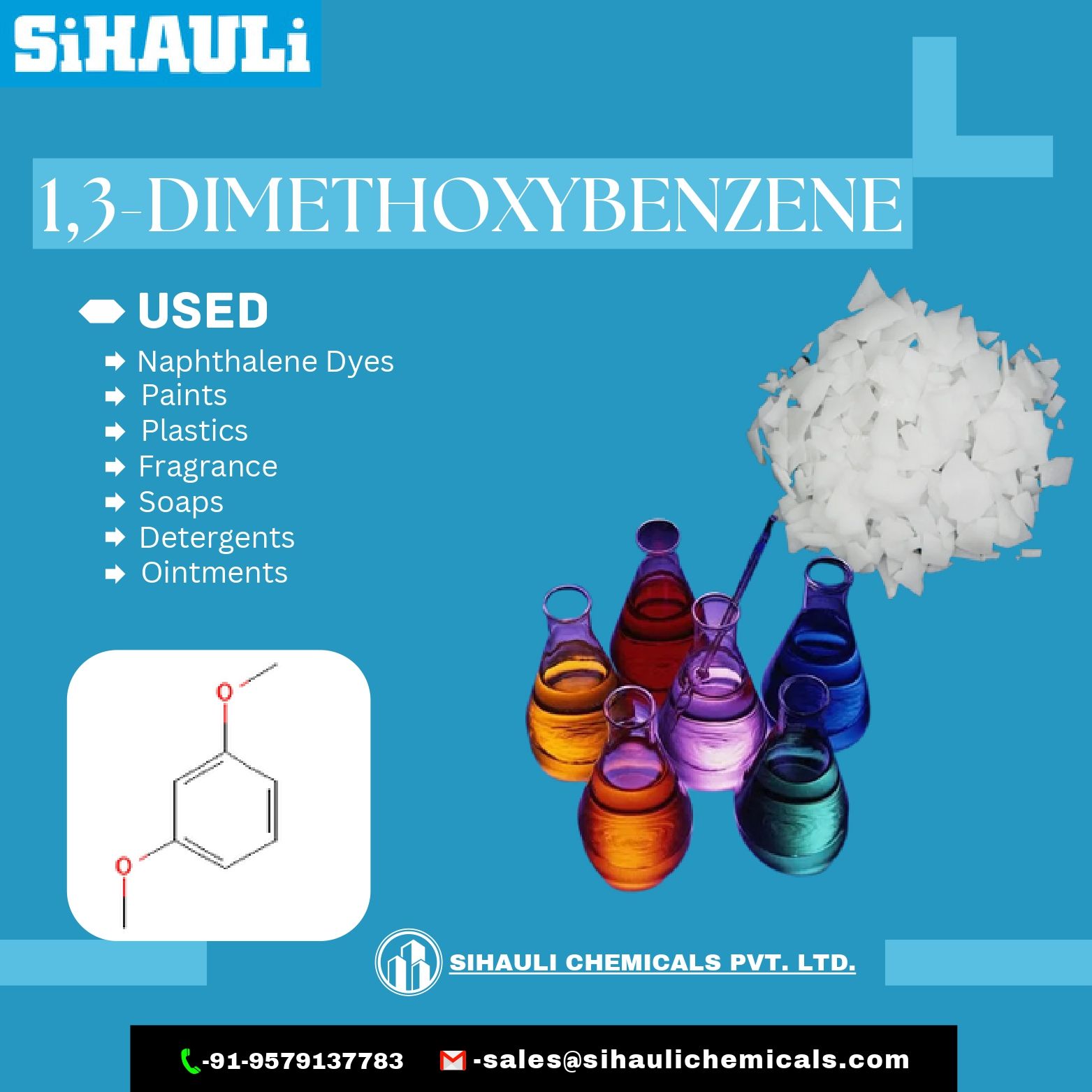 You are currently viewing 1,3-dimethoxy Benzene Manufacturers In India