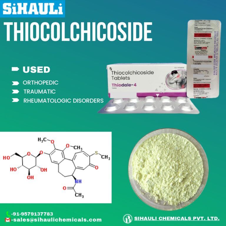 Read more about the article Thiocolchicoside Manufacturers In Mumbai