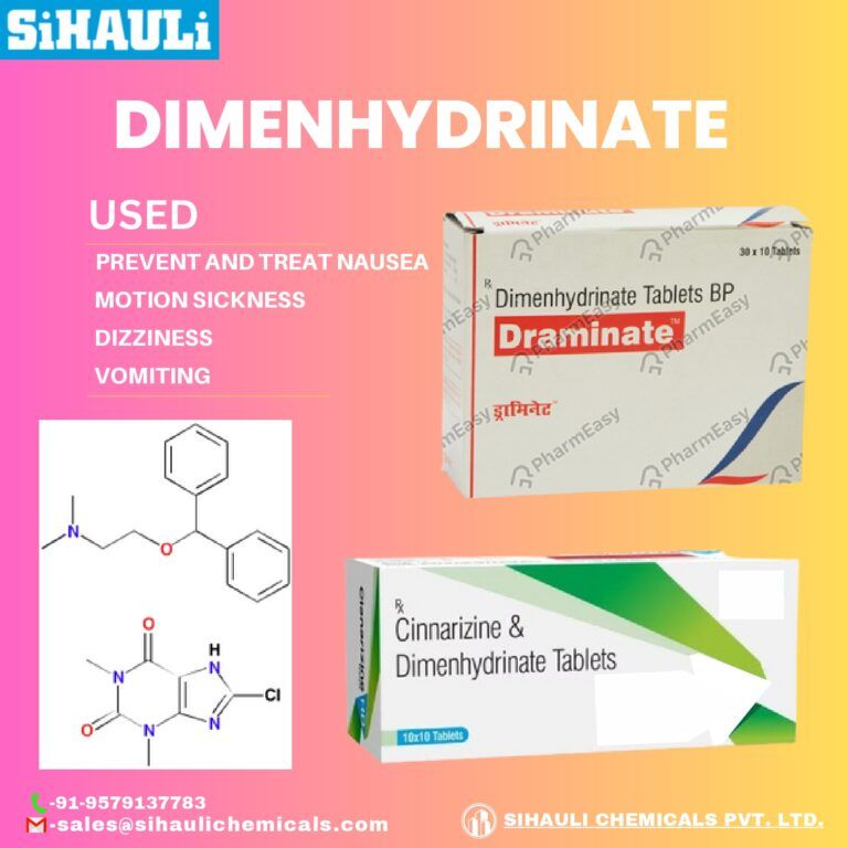 Read more about the article Dimenhydrinate Manufacturers In Mumbai