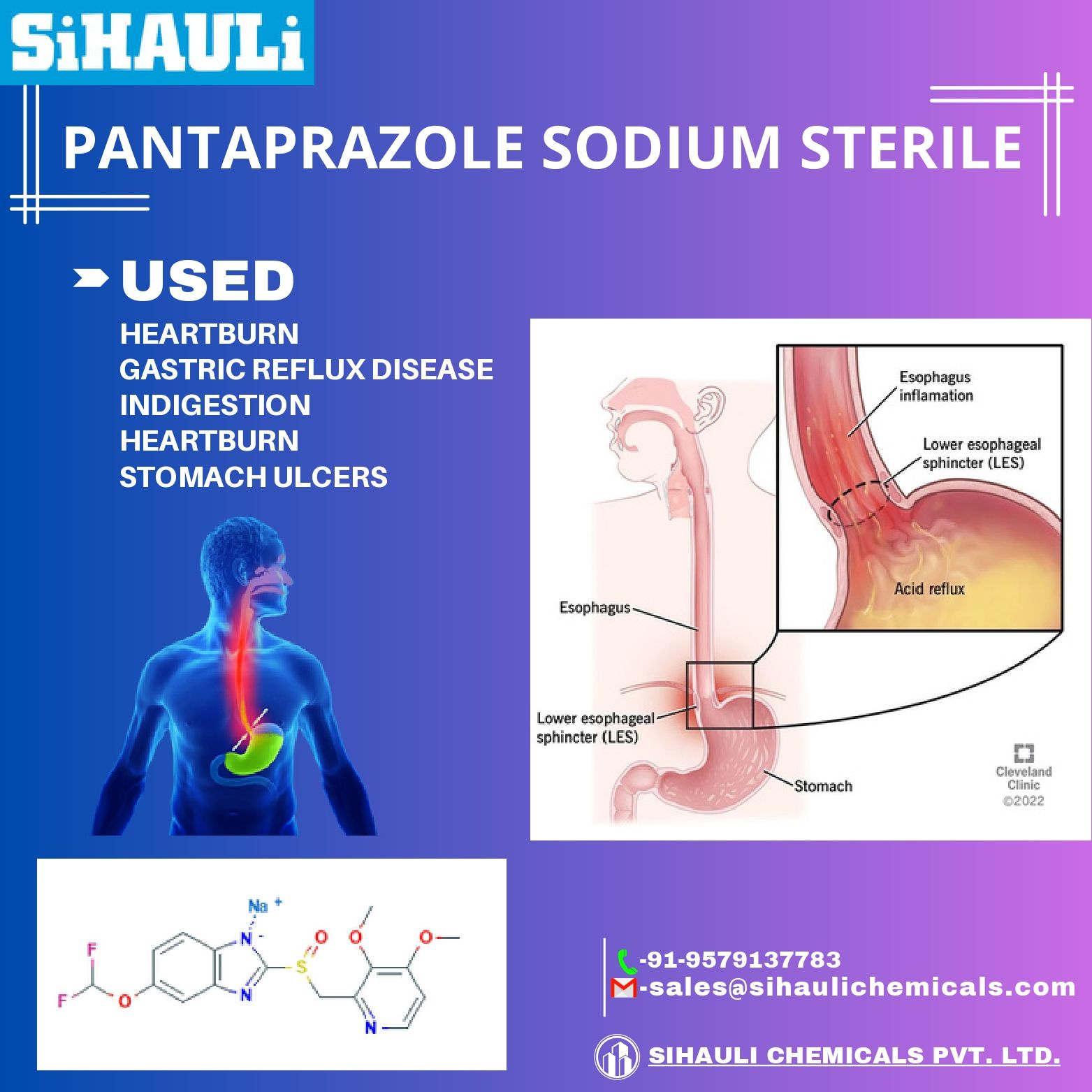 You are currently viewing Pantaprazole Sodium Sterile Manufacturers In Mumbai