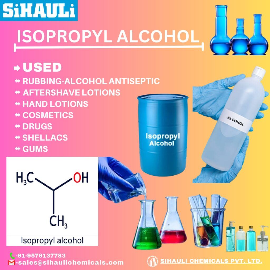 Isopropyl Alcohol Manufacturers In India Sihauli Chemicals Private Limited 6132