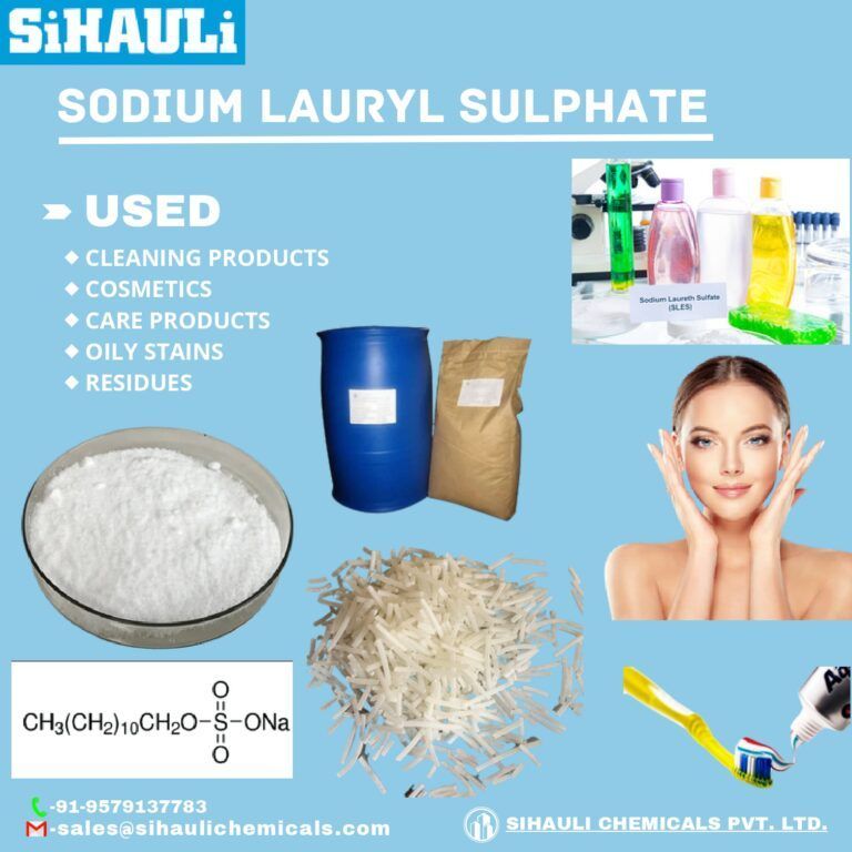 Read more about the article Sodium Lauryl Sulphate Manufacturers In Mumbai