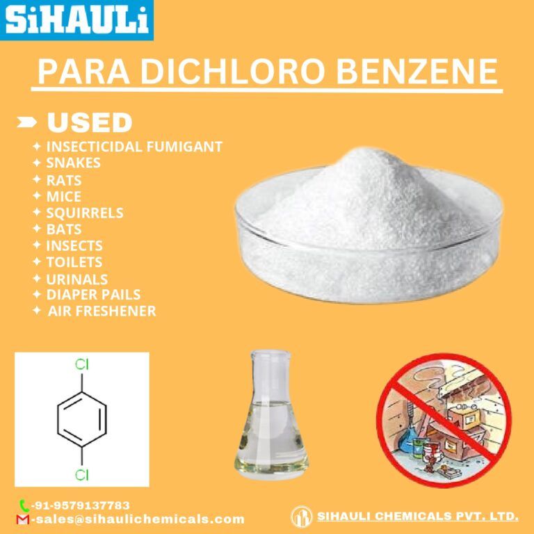 Read more about the article Para Dichloro Benzene Manufacturers In Mumbai