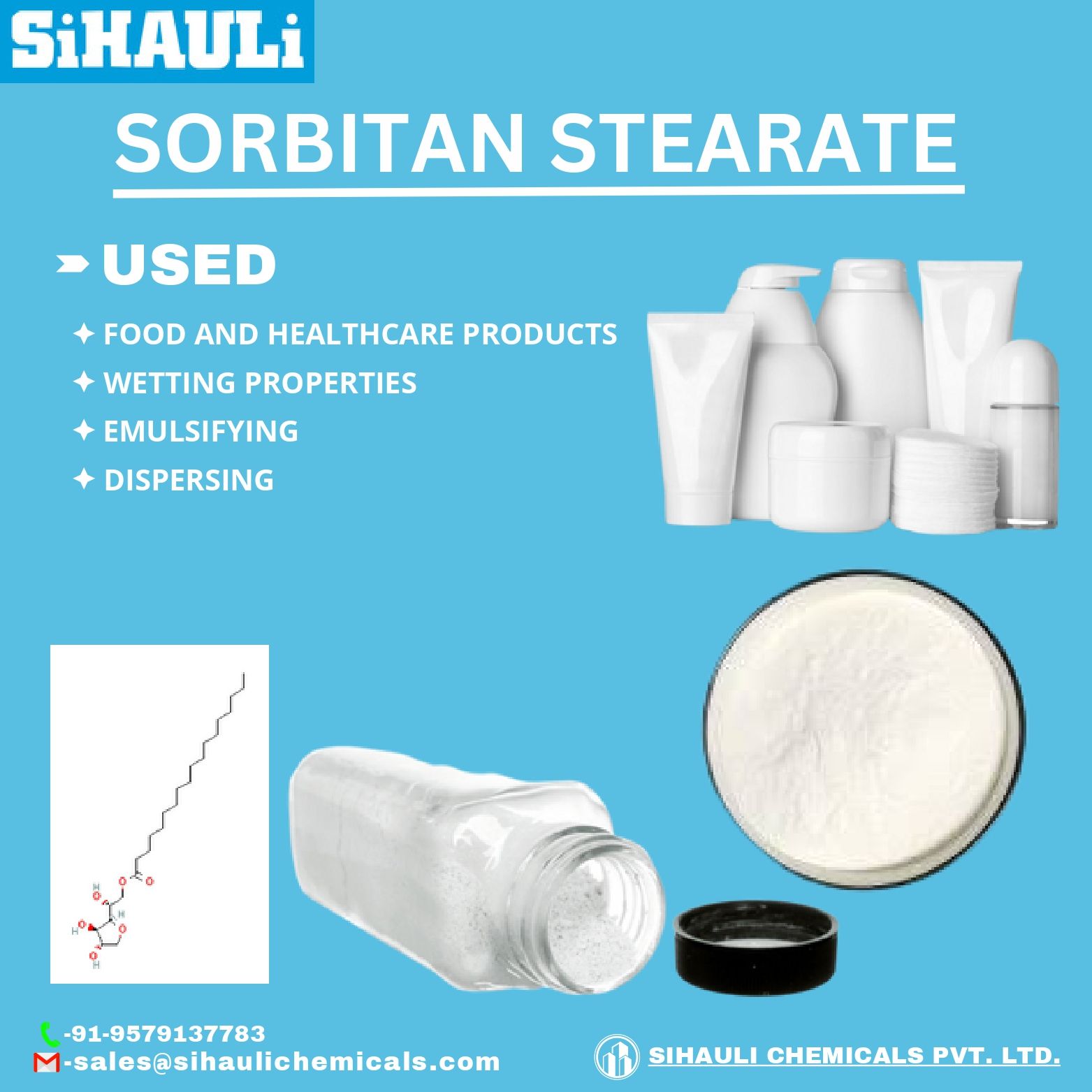 You are currently viewing Sorbitan Stearate Manufacturers In Mumbai
