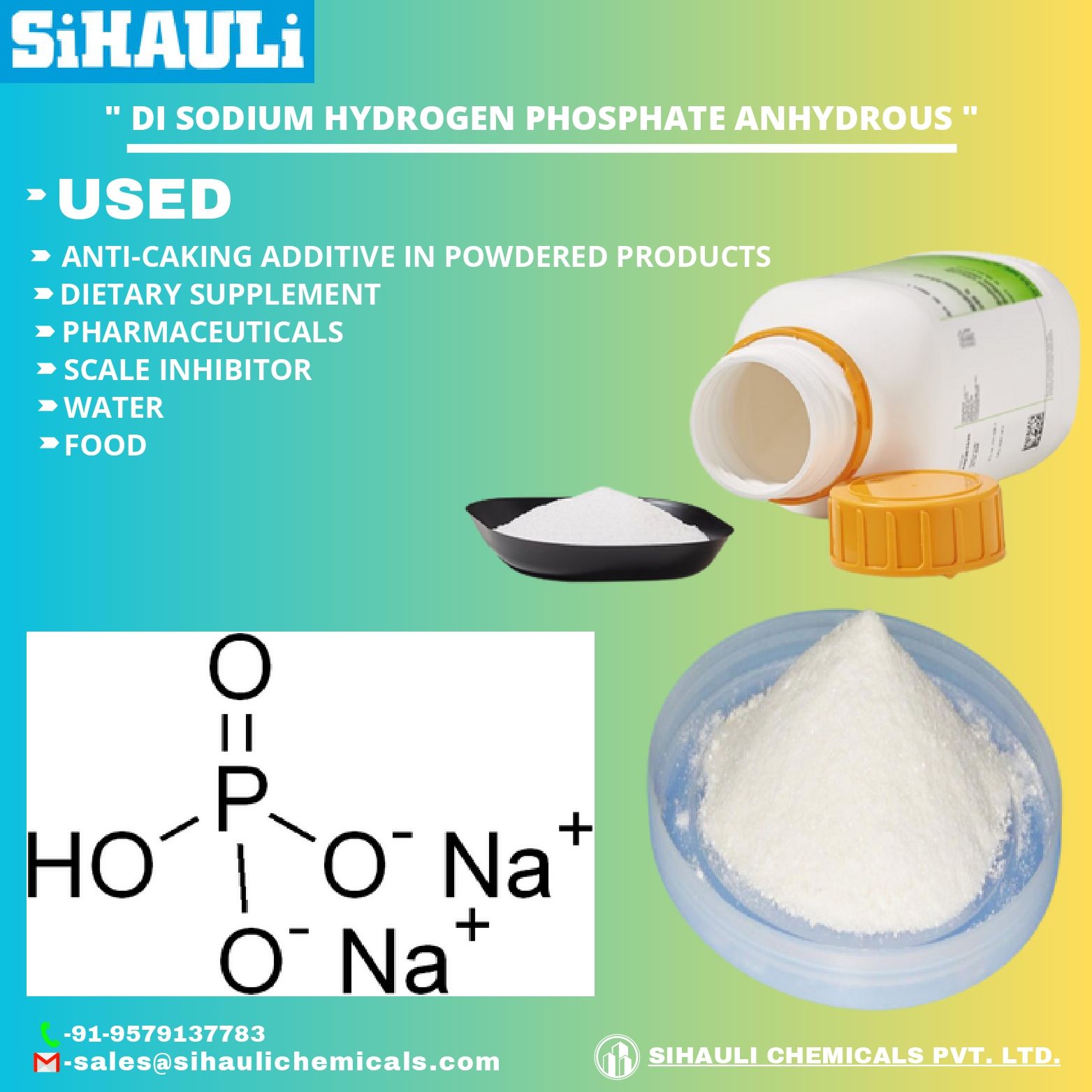 You are currently viewing Di Sodium Hydrogen Phosphate Anhydrous Manufacturers In Mumbai