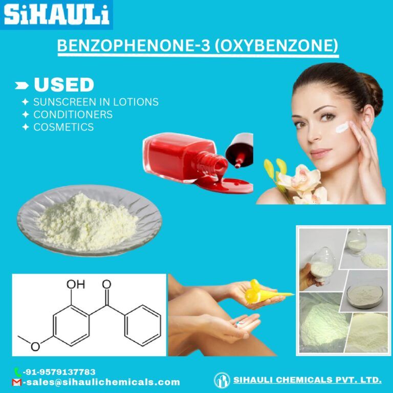 Read more about the article Benzophenone-3 (Oxybenzone) Manufacturers In India