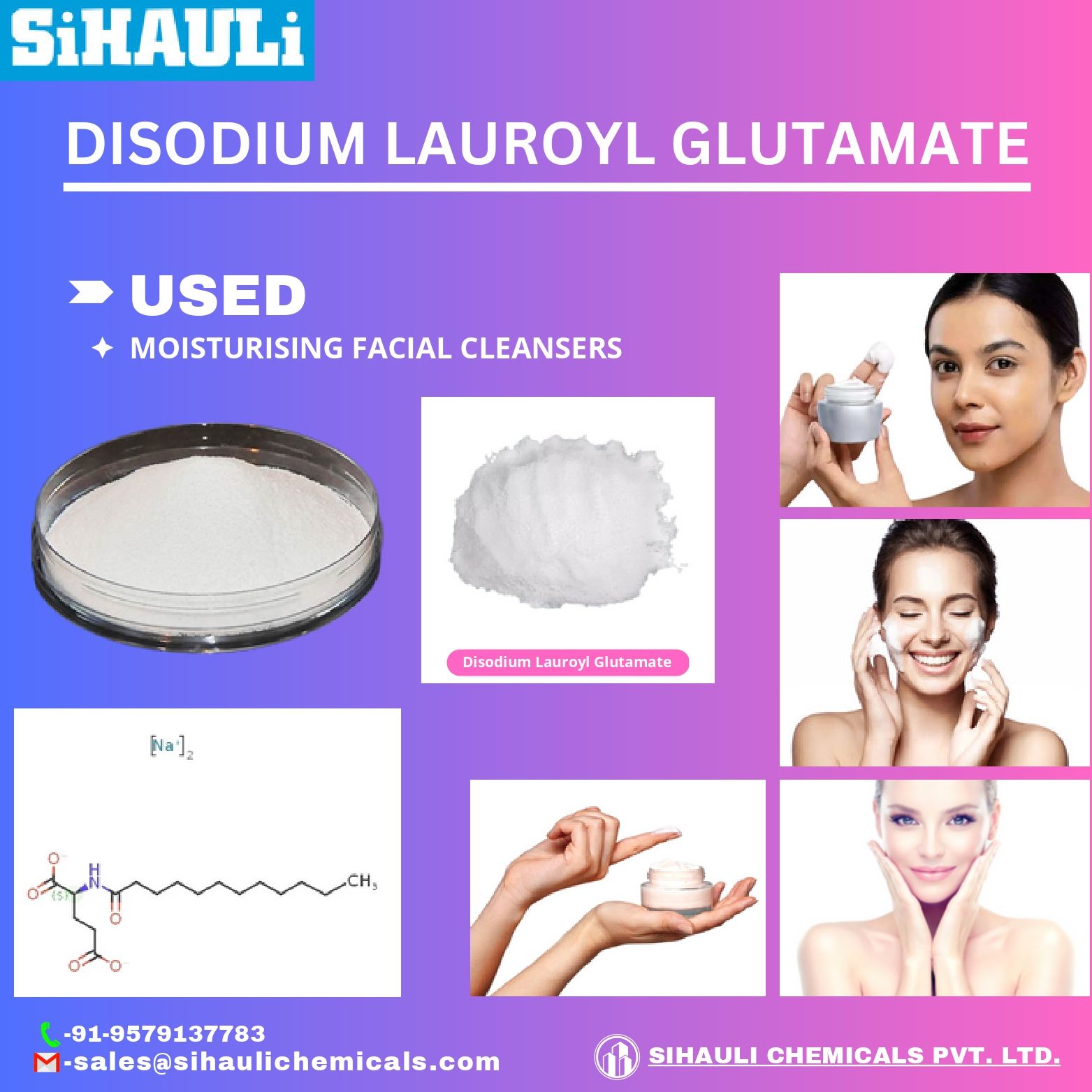 You are currently viewing Disodium Lauroyl Glutamate Manufacturers In India