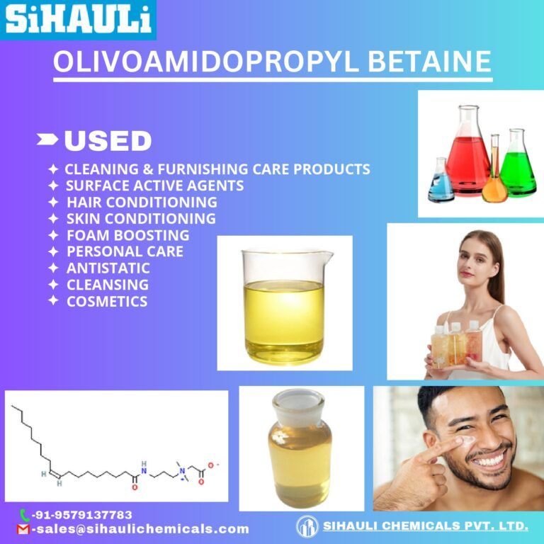 Read more about the article Olivoamidopropyl Betaine Manufacturers In India