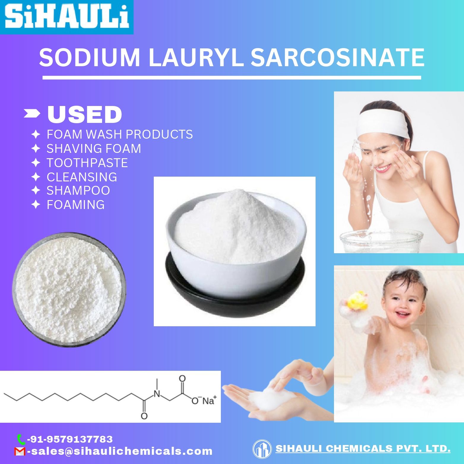 You are currently viewing Sodium Lauryl Sarcosinate Manufacturers In Mumbai