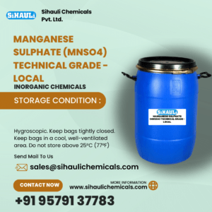 Manganese Sulphate (MnSO4) Technical Grade – local