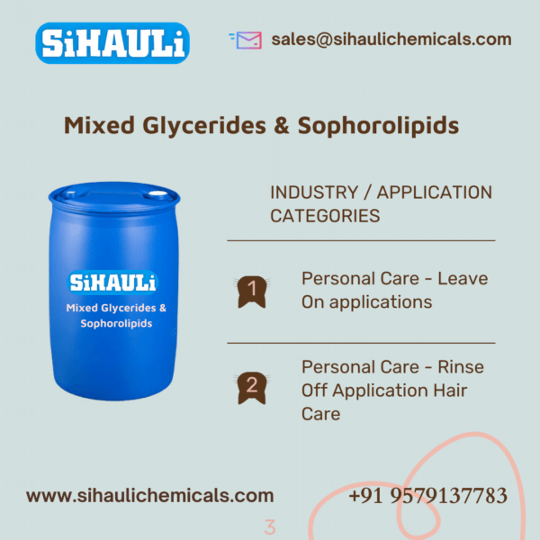 Mixed Glycerides & Sophorolipids