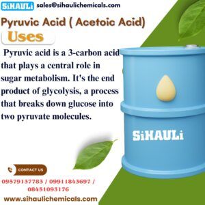 Pyruvic Acid ( Acetoic Acid)