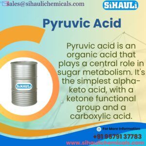 Pyruvic Acid ( Acetoic Acid)